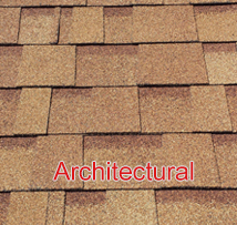 architectural roof shingles