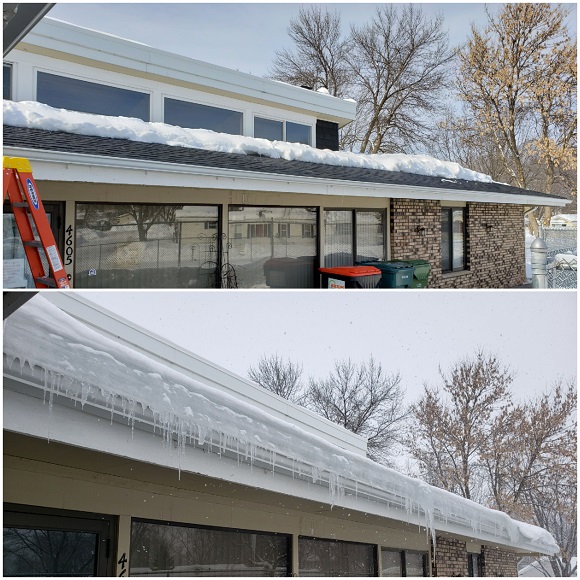 Roof Ice Removal in East Bethel