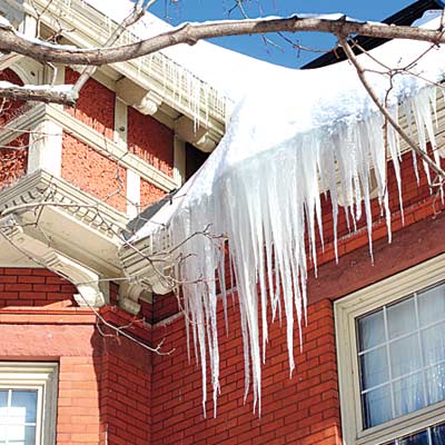 Ice Dam Formation & Attic Insulation